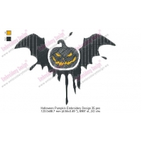 Halloween Pumpkin Embroidery Design 35